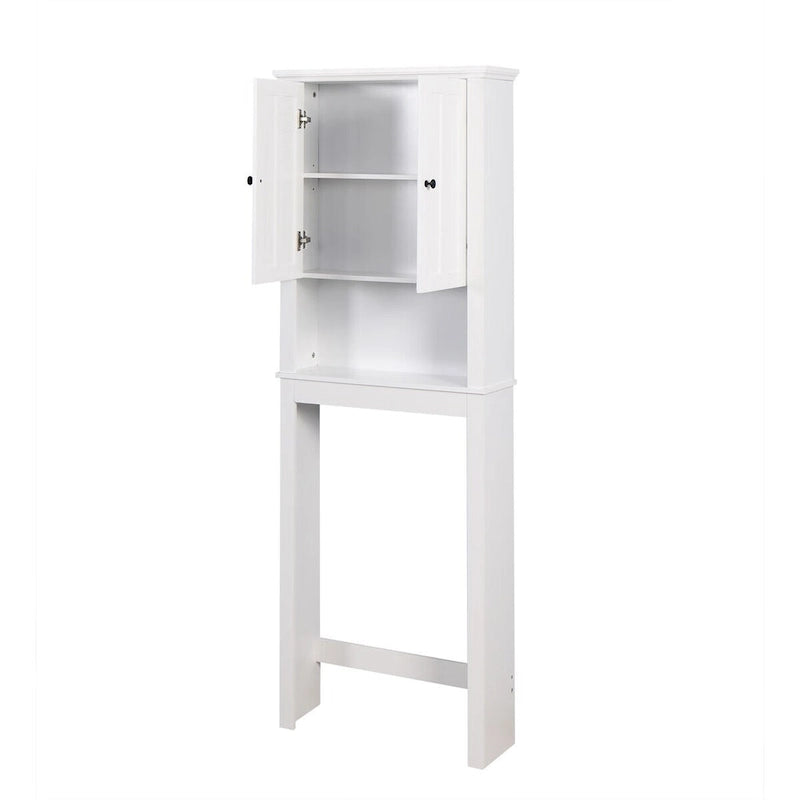 Merax Bathroom Wooden Over-The-Toilet with Adjustable Shelf