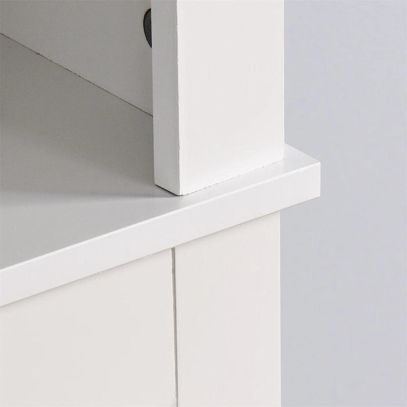 Merax Bathroom Wooden Over-The-Toilet with Adjustable Shelf