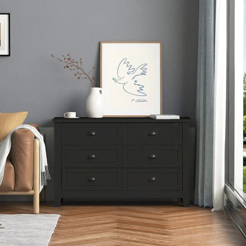 Drawer Dresser side cabinet,buffet sideboard,buffet service counter, solid wood frame,plasticdoor panel