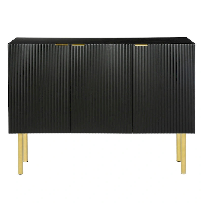 Modern Simple Sideboard Cabinet with Adjustable Shelves for Living Room, Dining Room