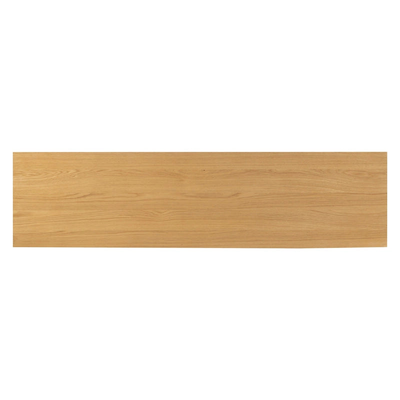 Poly & Bark Archi 70 Sideboard - Oak Wood with Cane Webbing Door Fronts