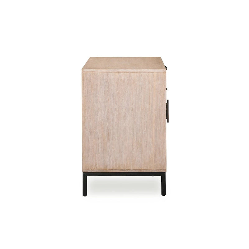 Rye Studio Cassia Home Office Filing Cabinet in Mountain White Wood Veneer