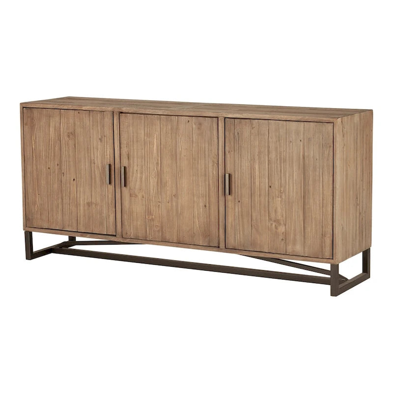 Aurelle Home Semi-gloss Lacquer and Water-based Stain Sideboard