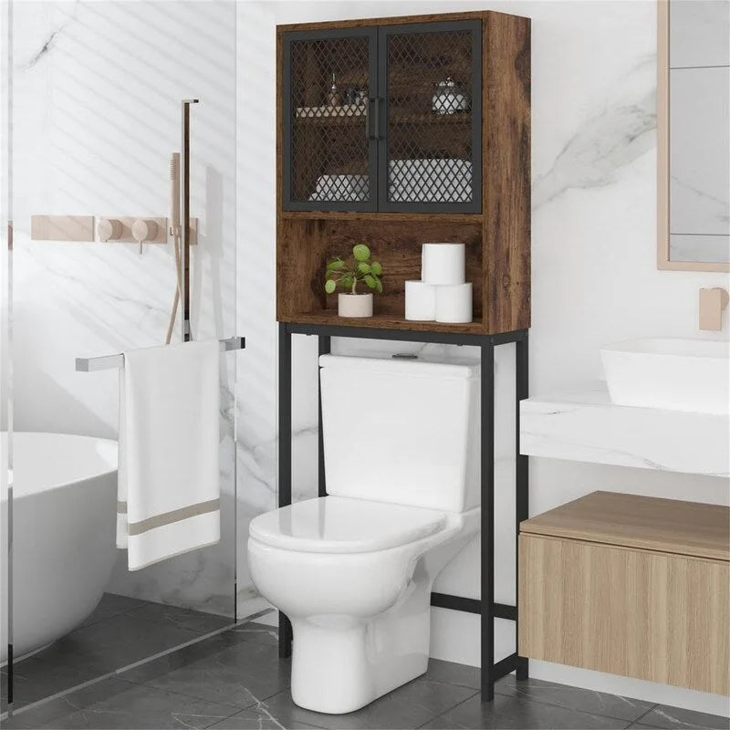 Bathroom Organizer Over Toilet - 9.06D x 24.8W x 65H