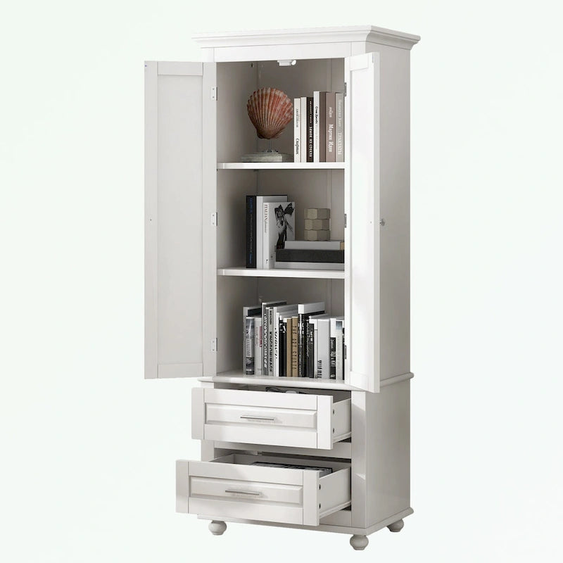 Bathroo Storage Cabinet with Two Drawers