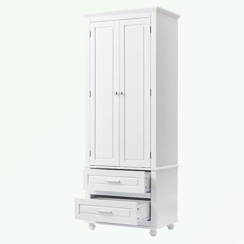 Bathroo Storage Cabinet with Two Drawers