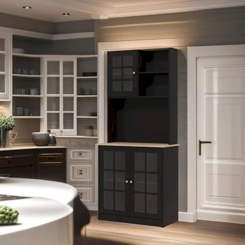 72 Freestanding Kitchen Pantry Cabinet