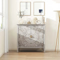 Light Grey 30.71 in. H Storage Cabinet with Shelves - 31.50 x 14.97