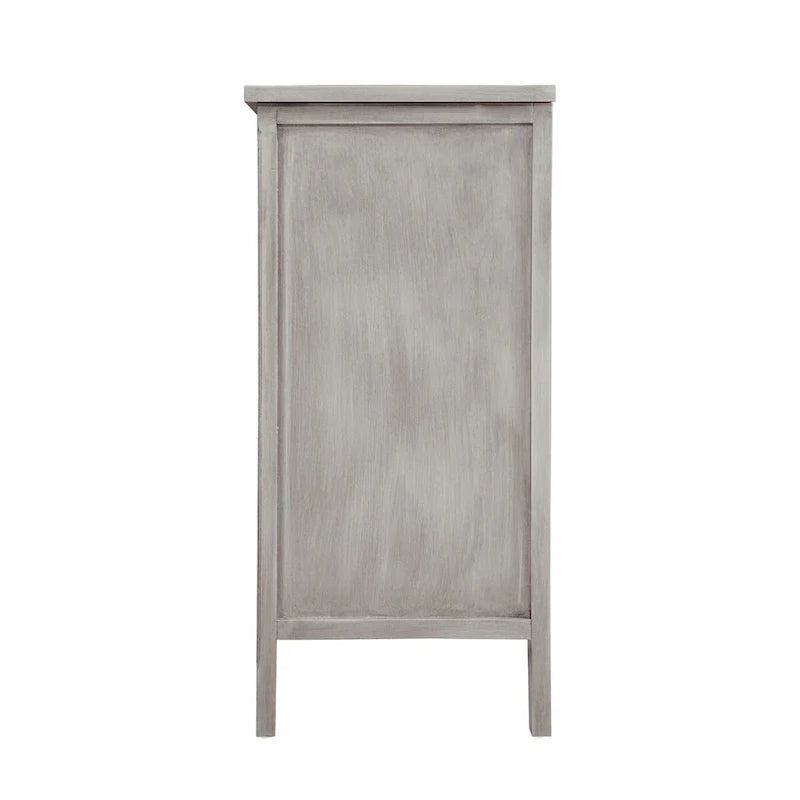 Light Grey 30.71 in. H Storage Cabinet with Shelves - 31.50 x 14.97